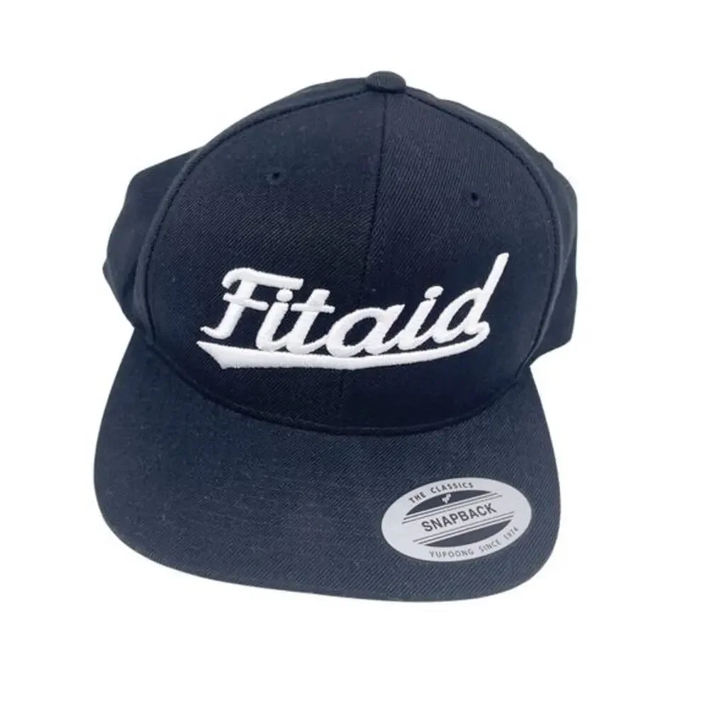 Fitaid‎ The Classics Yupoong Snapback Hat New with Sticker Black